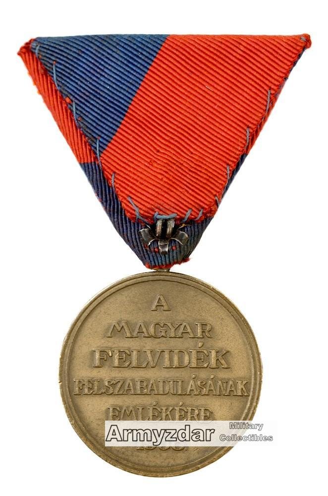 A magyar felvidék felszabadulásának emlékére 1938 medal — image 2