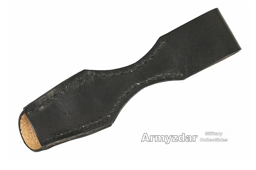 Repro German dress bayonet frog – black — image 2