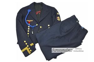 KM Paradejacke und hose – Signalmaat im Stab