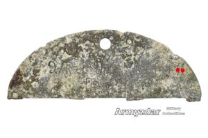 SS Half dog-tag – 9./Rekr.Depot Waffen SS Debica