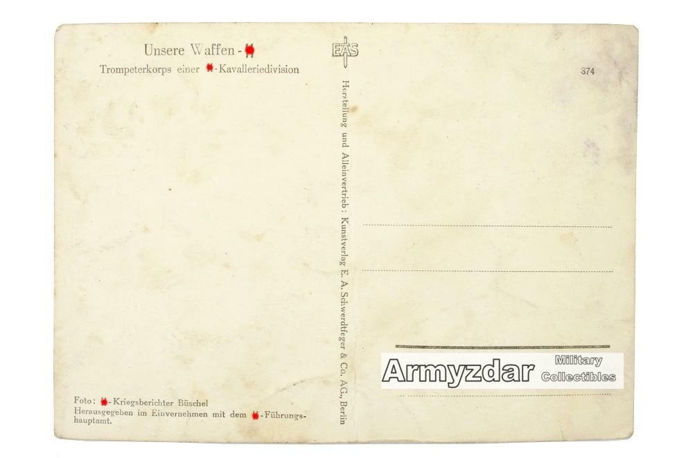 SS Postkarte – Kavalleriedivision — image 2