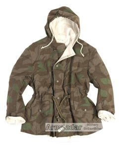 Repro WH Winter parka – splinter camo