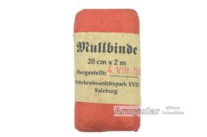 Repro German dressing – Mullbinde red