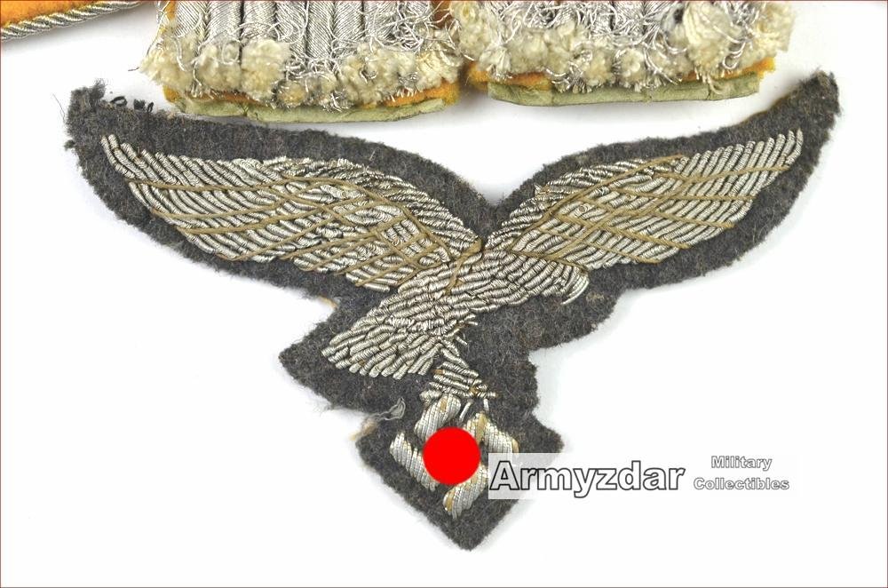 LW Leutnant collar tabs+shoulder boards+eagle– fliegende Truppe — image 4