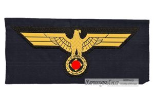 Kriegsmarine woven breast eagle