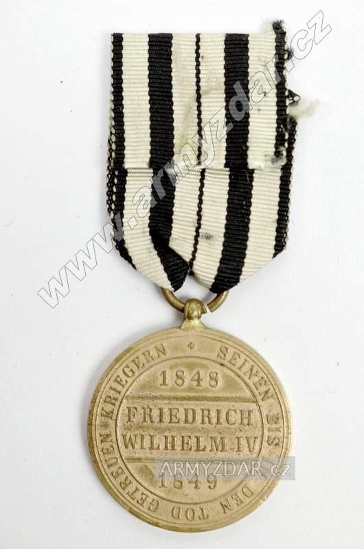 Preussen Hohenzollernsche Denkmünze für Kämpfer 1848 – 1849 (en) — image 2