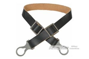 M1916 German chinstrap 'black with steel hardware'