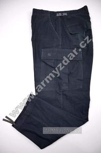 US BDU black trousers- rip-stop (small-regular)