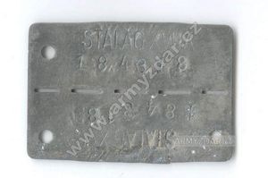 ID dog-tag – STALAG XVIIA