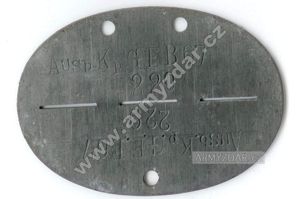 ID dog-tag – Ausb. Kp. G. E. B. 67