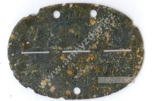 ID dog-tag – Vet. Kp. 299