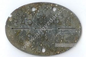 ID dog-tag – RAD 5/196