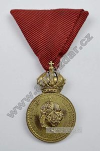 Austria-Hungary medal – Signvm Lavdis (FJI) bronze with civil ribbon