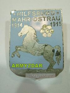 Austria-Hungary cap badge – HILFSBUND MÄHR-OSTRAU
