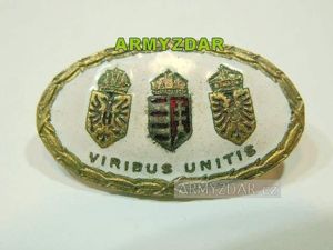Austria-Hungary cap badge – VIRIBUS UNITIS