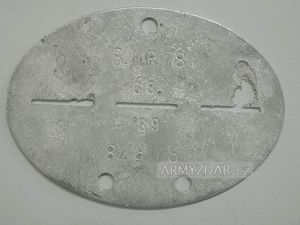 ID dog-tag – infantry (4945)