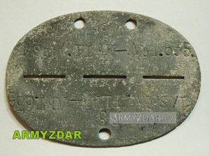 ID dog-tag – heavy flak (4922)