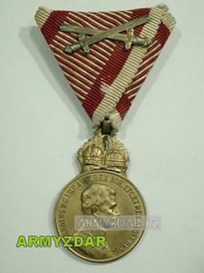 Austria-Hungary medal – Signvm Lavdis with swords (K) bronze