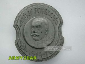 Austria-Hungary cap badge – JOZSEF FÖHERCEG 1914-16