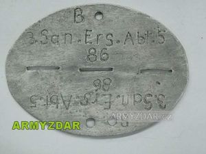 ID dog-tag – medical service