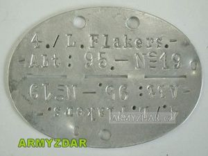 ID dog-tag – light flak