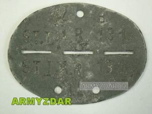 ID dog-tag – artillery