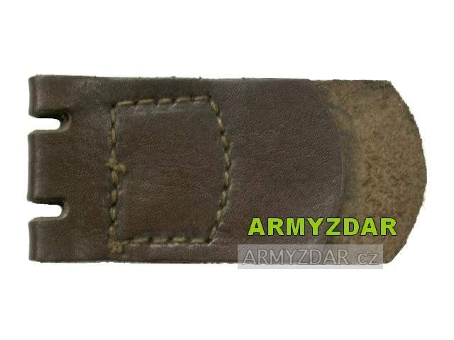 German belt buckle leather tab – Salzburg 1942 — image 2