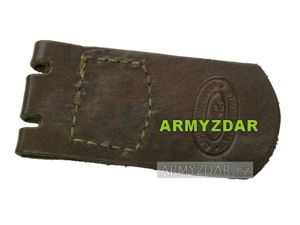 German belt buckle leather tab – Salzburg 1942