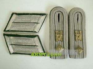 WH collar patches + shoulderboards – clerk