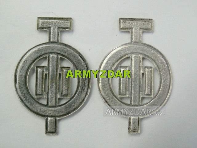 Austro-Hungarian collar badges – machine gun — image 2