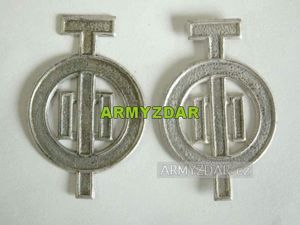 Austro-Hungarian collar badges – machine gun