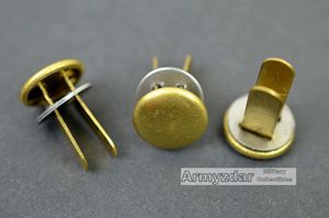 Repro WW2 German helmet split pins set 'brass'