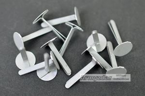 Repro German helmet leather alu rivets (13 pieces)