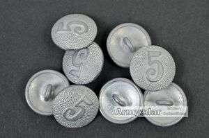 Repro German Shoulder Straps Button nr. 5 '19mm'