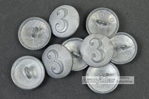 Repro German Shoulder Straps Button nr. 3 '19mm'