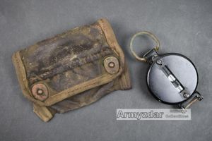 WW2 US Compass with pouch