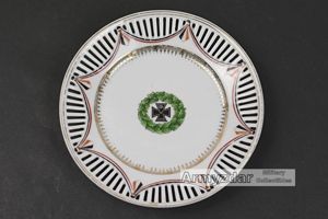 WW1 German patriotic plate 'Eisernes Kreuz' nr.2