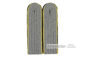 Repro SS Officer shoulder boards 'Nachrichten Untersturmführer'