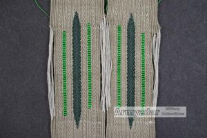 Repro WH M36 Vowen collar tabs 'Gbj, Jäger'