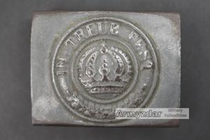 Bavarian steel buckle