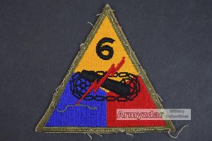 WW2 US 6th Armored Division patch