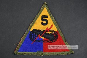 WW2 US 5th Armored Division patch