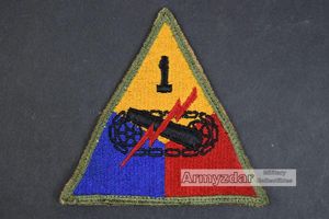 WW2 US 1th Armored Division patch