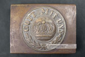 Prussian brass buckle