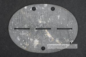 WH Dog-tag „Land.Sch.Ers.Batl. 6'