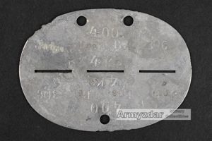 WH Dog-tag 'Inf. Ers. Btl. 306'