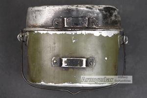 WW2 Italian messkit reissued by German army