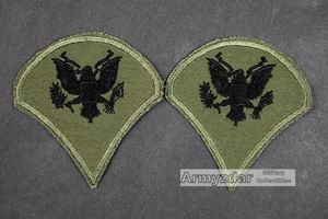 Vietnam US Specialist 4 rank patches