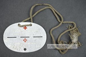 DRK Dog-tag – Freiwillige Krangenpflege Wehrkreis X