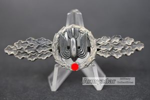 Frontflugspange für Kampfflieger in Silber „P. Meybauer'